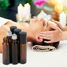 amber glass roller bottles for oil