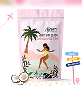 cream wax beads