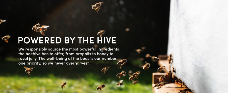 The well-being of the bees is our top priority, so we never overharvest.