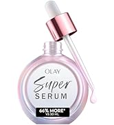 Olay Super Serum - Niacinamide, Vitamin C & E, Collagen Peptide, AHA - 5-in-1 Skin Care Benefits ...