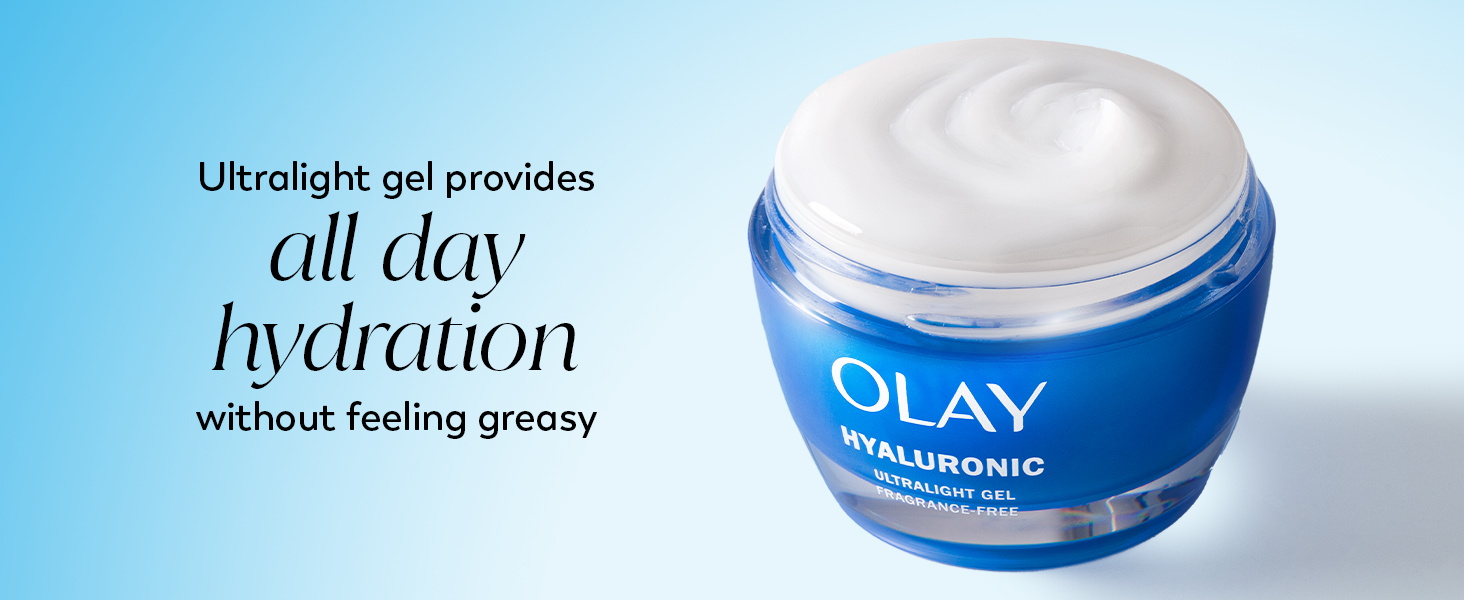 Ultralight gel provides all day hydration