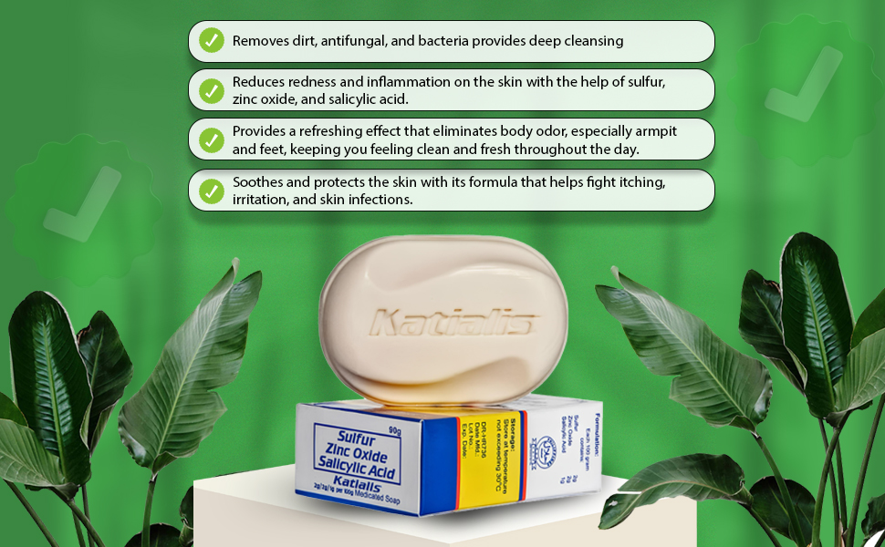 Itching, irritation, eczama, dandruff, odor, athlete foot, antibacterial, antifungal