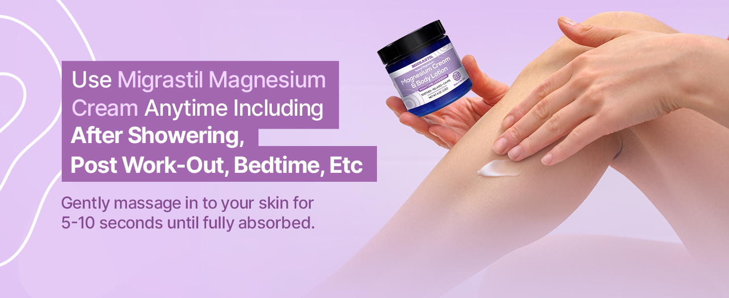 Migrastil Lavender Topical Magnesium Cream