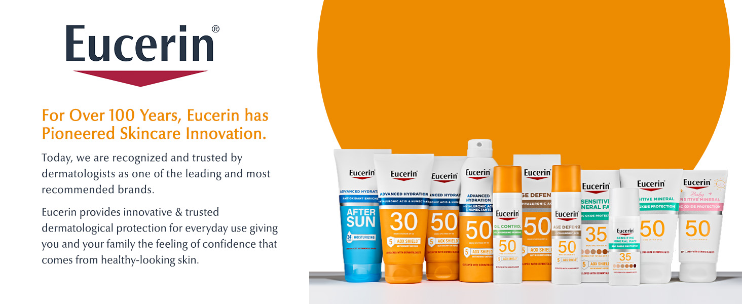 For over 100 years, Eucerine has pioneeres skincare innovation