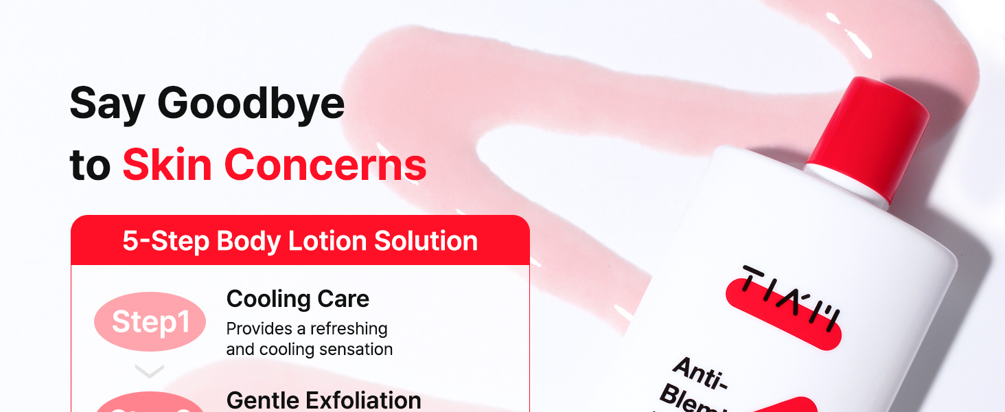 TIAM, Korean Skin Care, Bacne
