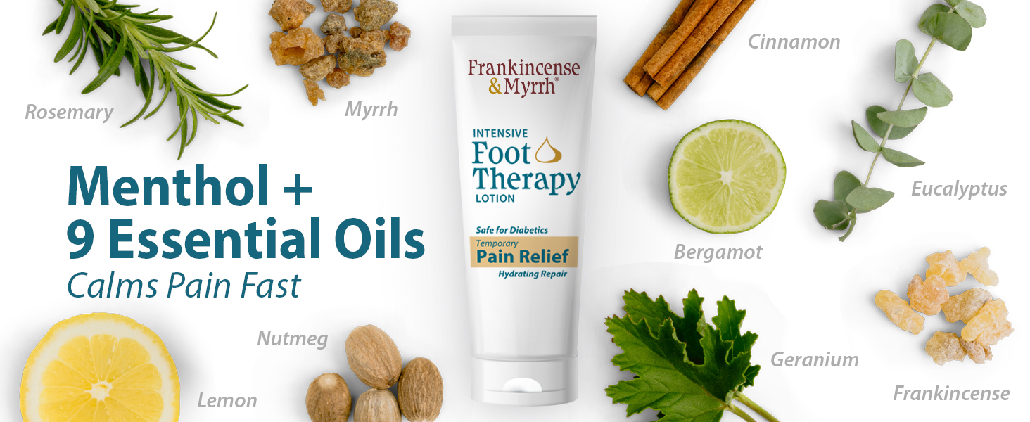 frankincense & myrrh intensive foot therapy lotion