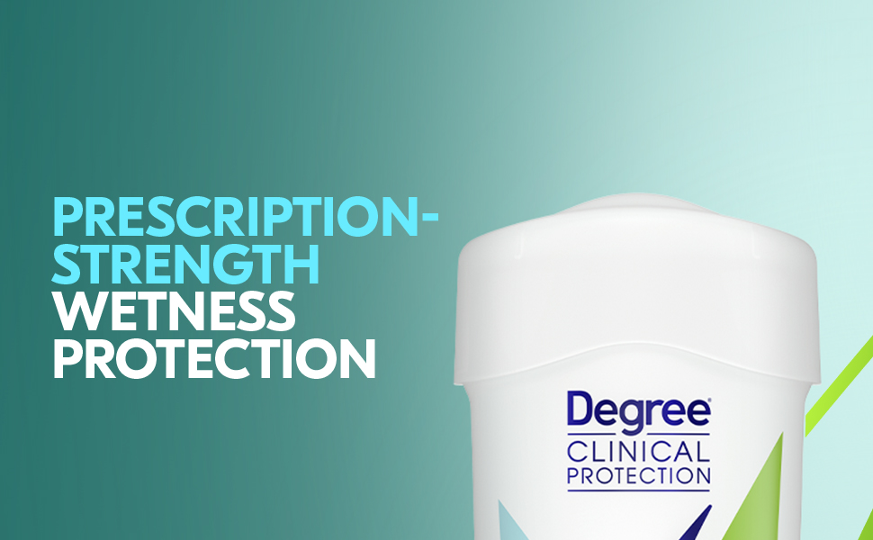 Degree Women Clinical Protection Stress Control Antiperspirant Deodorant, 1.7 oz