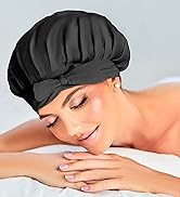 100% MULBERRY SILK BONNET WOMEN SLEEPING NIGHT CAP SLEEP HAIR WRAP TURBAN