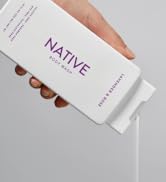 native body wash lavender rose floral herbal natural sulfate free paraben free