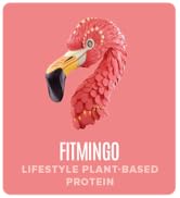 BIRDMAN Fitmingo Plant Based Protein Powder Blueberry - With Inositol, Zinc, Vitamin C, Hyaluroni...