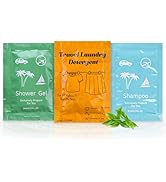 Bulk Hygiene Kits for Homeless,Travel Size Body Wash,Shampoo Bulk and Travel Size Liquid Laundry ...