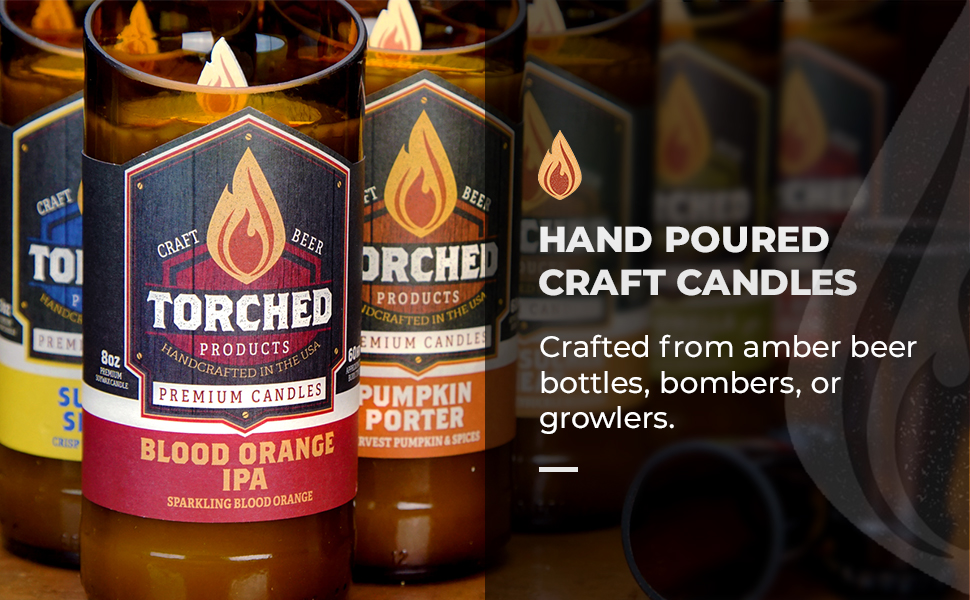 Hand poured candles for men