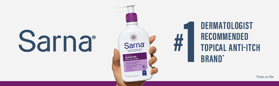 sarna, #1 dermatologist recommended, topical, anti-itch brand, lotion