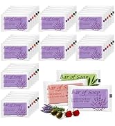 skourvut Bulk Bar Soap Travel Mini Soap Bars Bulk 0.5 oz,Guest Soaps Small for Bathroom, Hotel So...