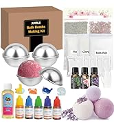 JUYRLE Bath Bomb Making Kit- 30Pcs DIY Bath Bomb Kit for Kids, Make Your Own Spa Set, Shower Craf...