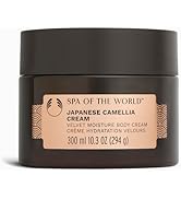 The Body Shop Spa of the World Japanese Camellia Body Cream (1x 300ml), Luxurious Body Moisturise...