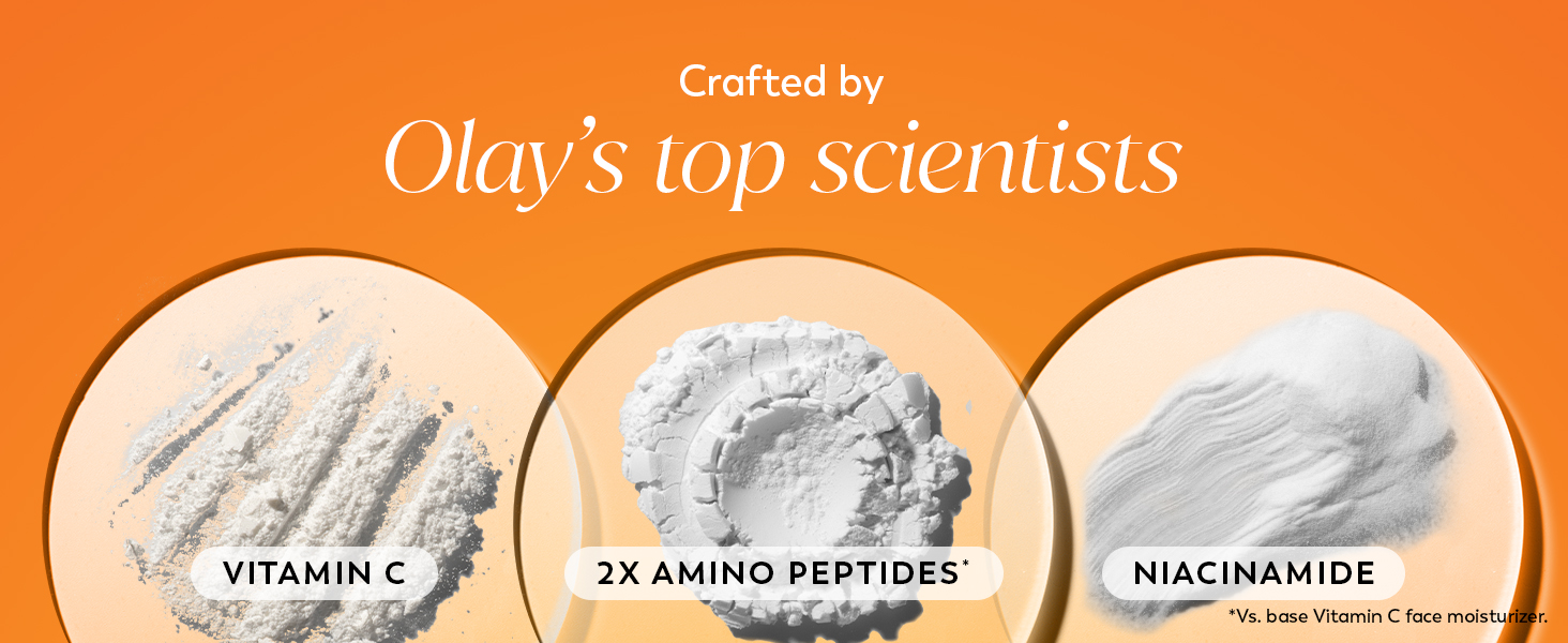 Crafted by Olay's top scientists