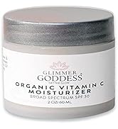 GLIMMER GODDESS Organic Hydrating Face Cream with Vitamin C & Sea Buckthorn – Lightweight Daily M...