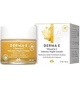 DERMA-E Vitamin C Intense Night Cream โ Brightening and Hydrating Facial Skin Renewing Cream โ An...