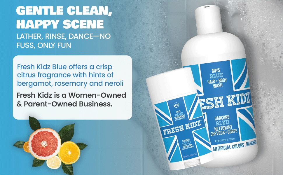 Teen Body Wash for teens to avoid body acne and breakouts 2-in-1 Kids Body Wash and Face Wash