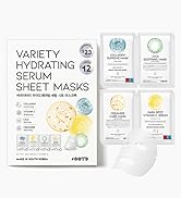 #OOTD Face Mask Korean Skincare for Dry Sensitive Skin | Hydrating, Revitalizing, Calming, Collag...