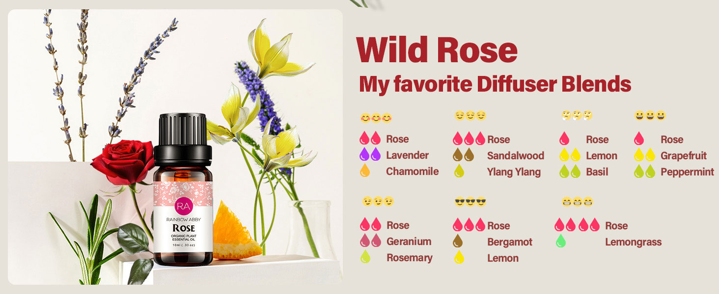wild rose oil diffuser blends