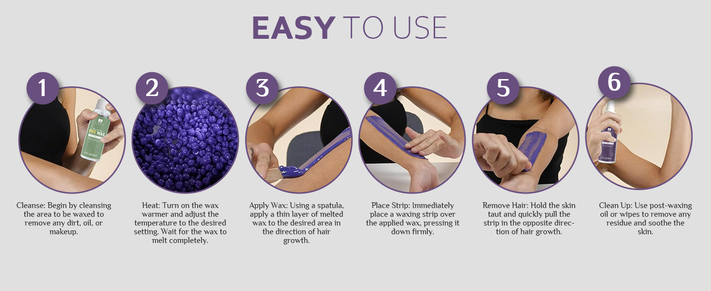 beginners maquina de cera para depilar wax machine kit brow waxing kit hair removal wax kit