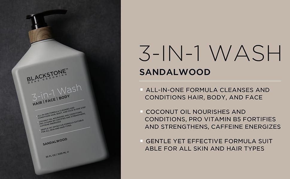 Blackstone 3-in-1 Wash for Men 