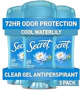 Secret Fresh Antiperspirant Deodorant for Women, 72hr Breathable Sweat & Odor Protection, Instant...