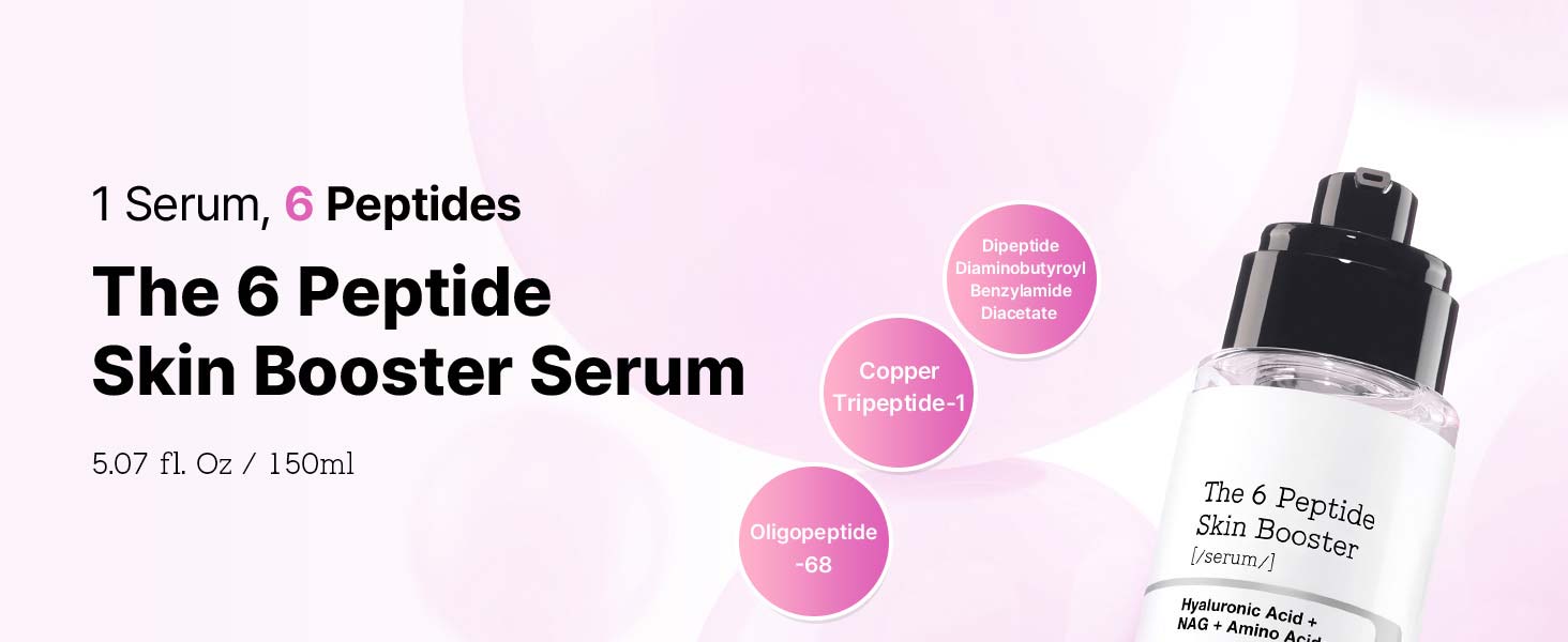 cosrx 6 peptide skin booster serum large size korean skincare first step of skincare daily use 
