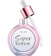 Olay Super Serum - Niacinamide, Vitamin C & E, Collagen Peptide, AHA - 5-in-1 Skin Care Benefits ...