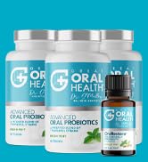 Advanced Bad Breath Treatment Set — The Oral Probiotics Tablet & OraRestore Natural Mouth & Tooth...