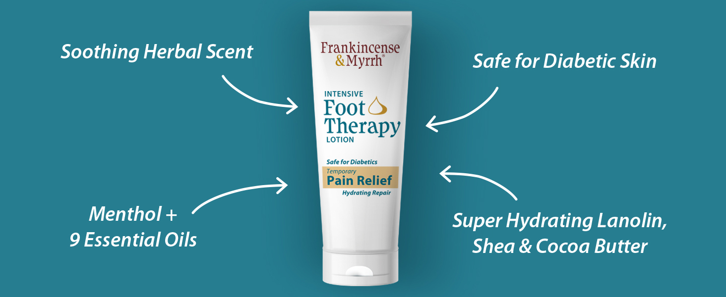 frankincense & myrrh intensive foot therapy lotion
