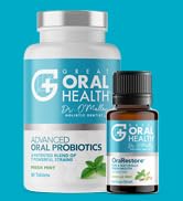 Advanced Bad Breath Treatment Set — The Oral Probiotics Tablet & OraRestore Natural Mouth & Tooth...