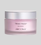 ARCONA Triad Pads with Cranberry Extract - Hydrating Toner for Face & Makeup Remover Pads - Natur...
