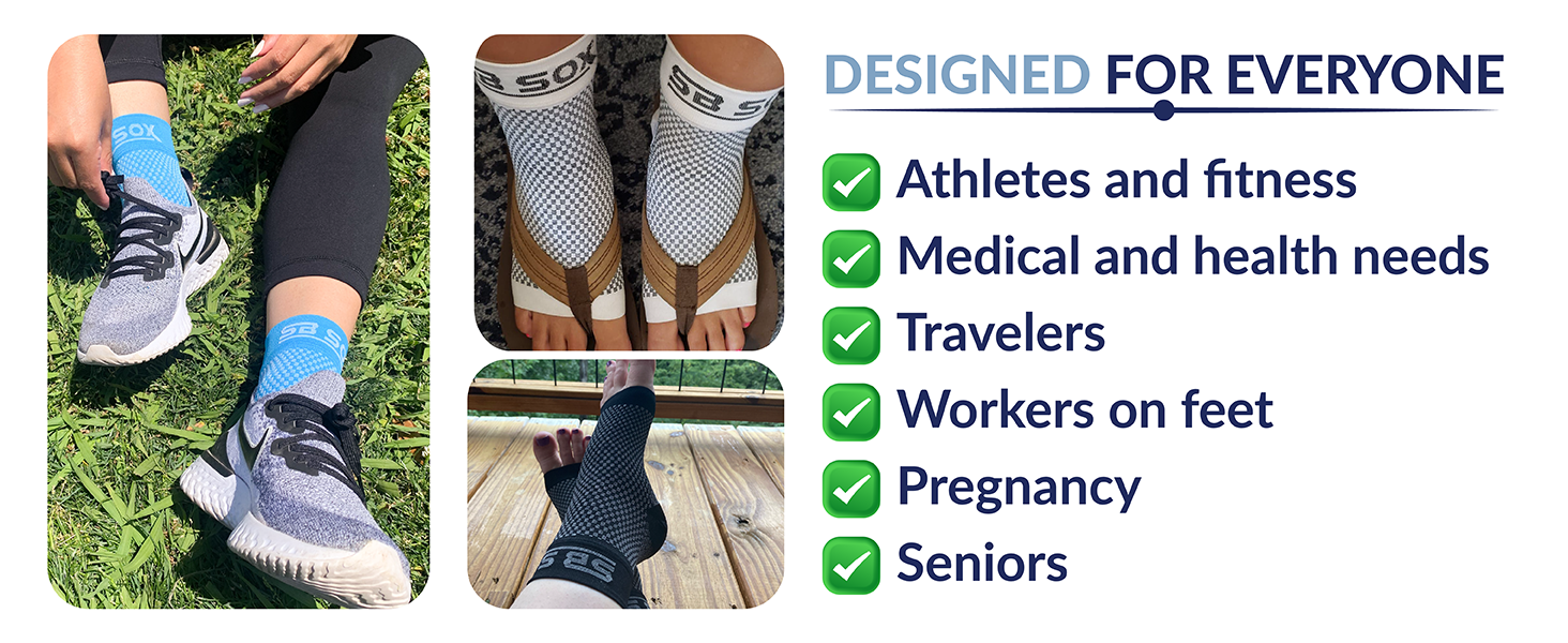 plantar fasciitis relief socks for men and women