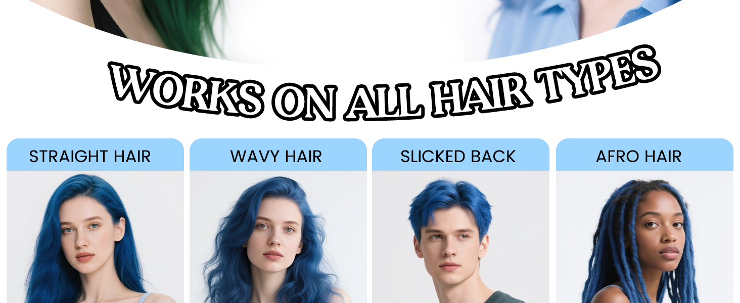 WORKS ON ALL HAIR TYPES