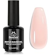Beetles Builder Gel for Nails 7 in 1 Cover Nude Translucent Builder Strengthener Gel for Nail Ext...