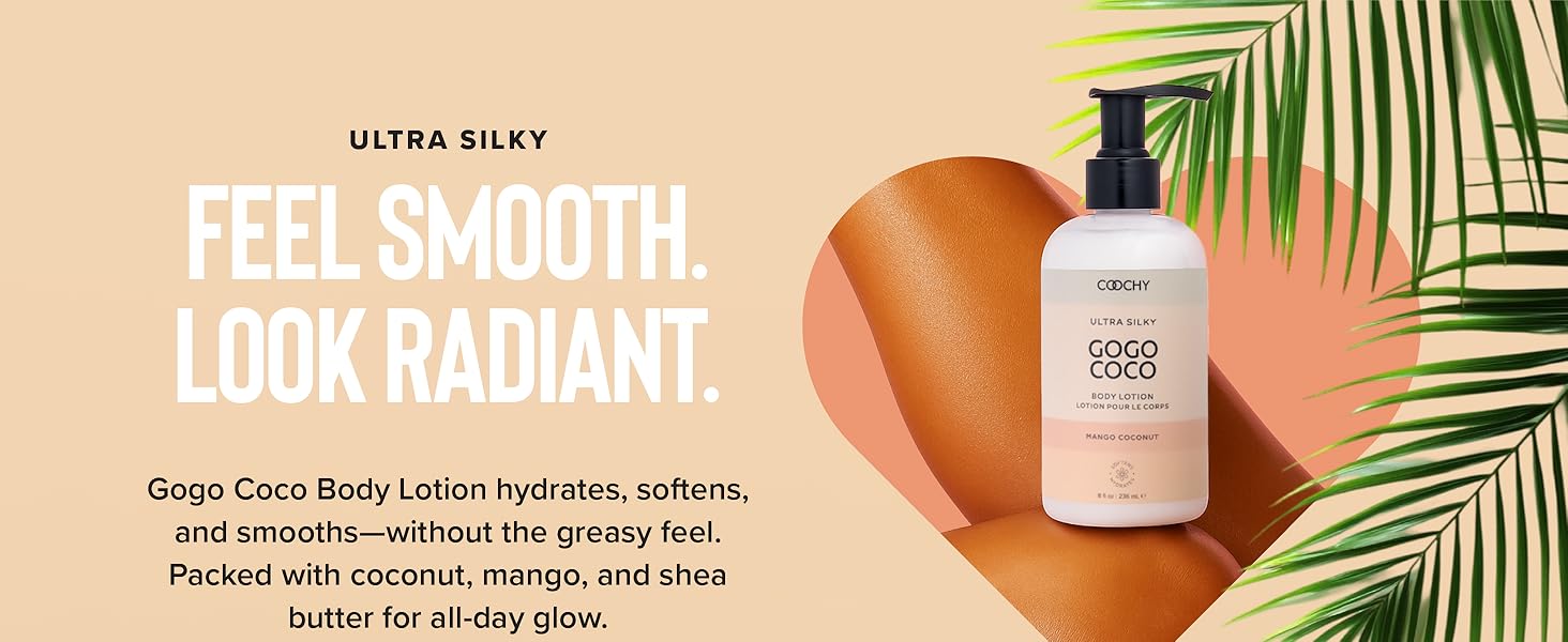 Feel smooth with Gogo Coco Body Lotion that hydrates, softens, and smooths your skin.