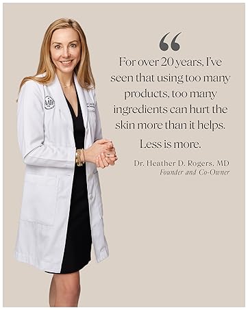 Doctor Rogers helping people take care of their skin
