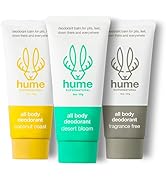 Hume Supernatural Invisible Whole Body Deo Balm - Full Body Protection - Aluminum Free, No Baking...
