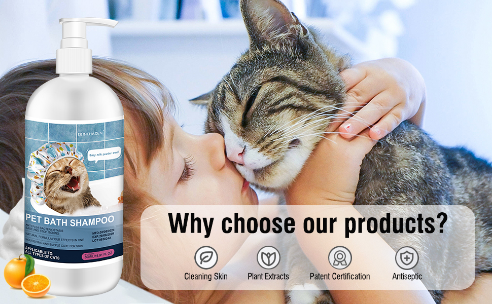 cat shampoo
