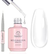 Beetles Builder Nail Gel 7 in 1 Clear Builder Gel Hema-Free for Nail Apex & Extension Strengthene...