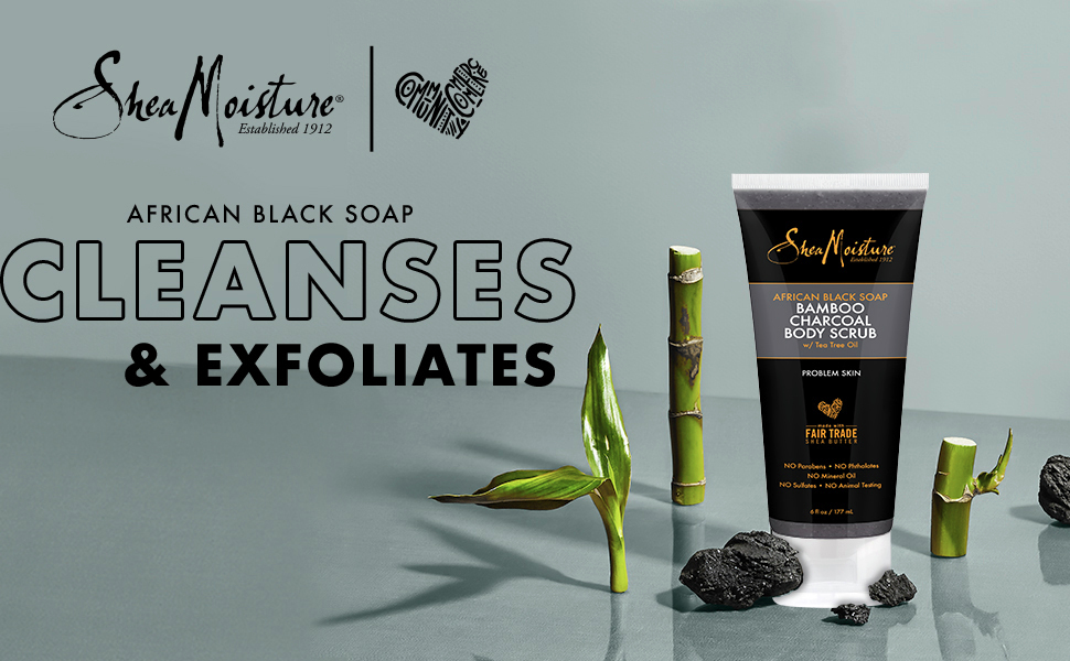 Cleanses and Exfoliates