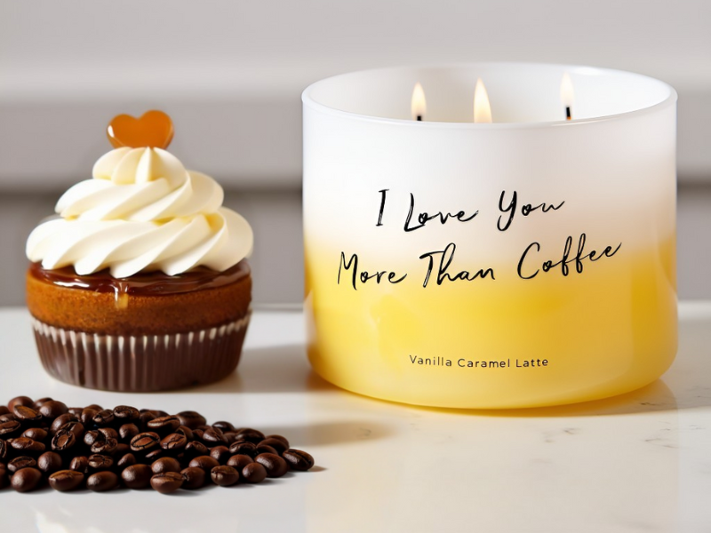 beautiful candle aromatherapy candle caramel scent coffee scent coffee gift scented coffee fragrance
