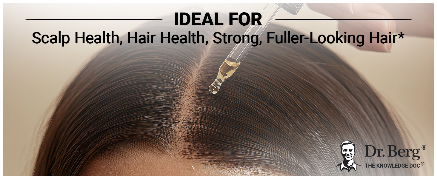 Dr. Berg Scalp & Hair Serum Premium A+ Content hair essential oil scalp serum hair care product