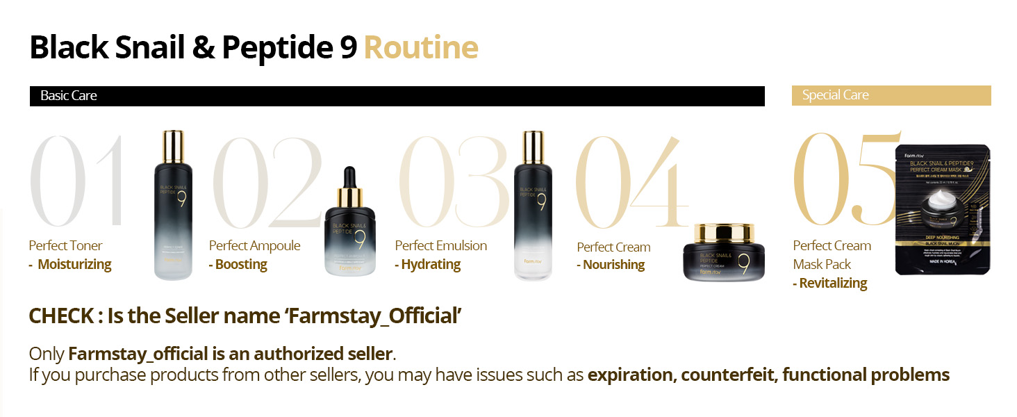 Black snail & Peptide 9 Perfect Routine