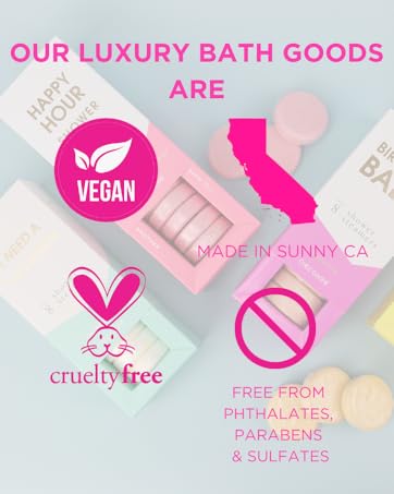 Our Luxury Bath Goods are vegan, cruelty free and free from harsh chemicals. 