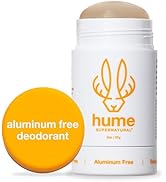 Hume Supernatural Aluminum Free Deodorant for Women & Men - Safe for Sensitive Skin - Probiotic, ...