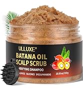 Scalp Scrub for Thinning Hair, 2-in-1 Shampoo Micro-Exfoliating Scalp Exfoliator, Batana Oil Scal...